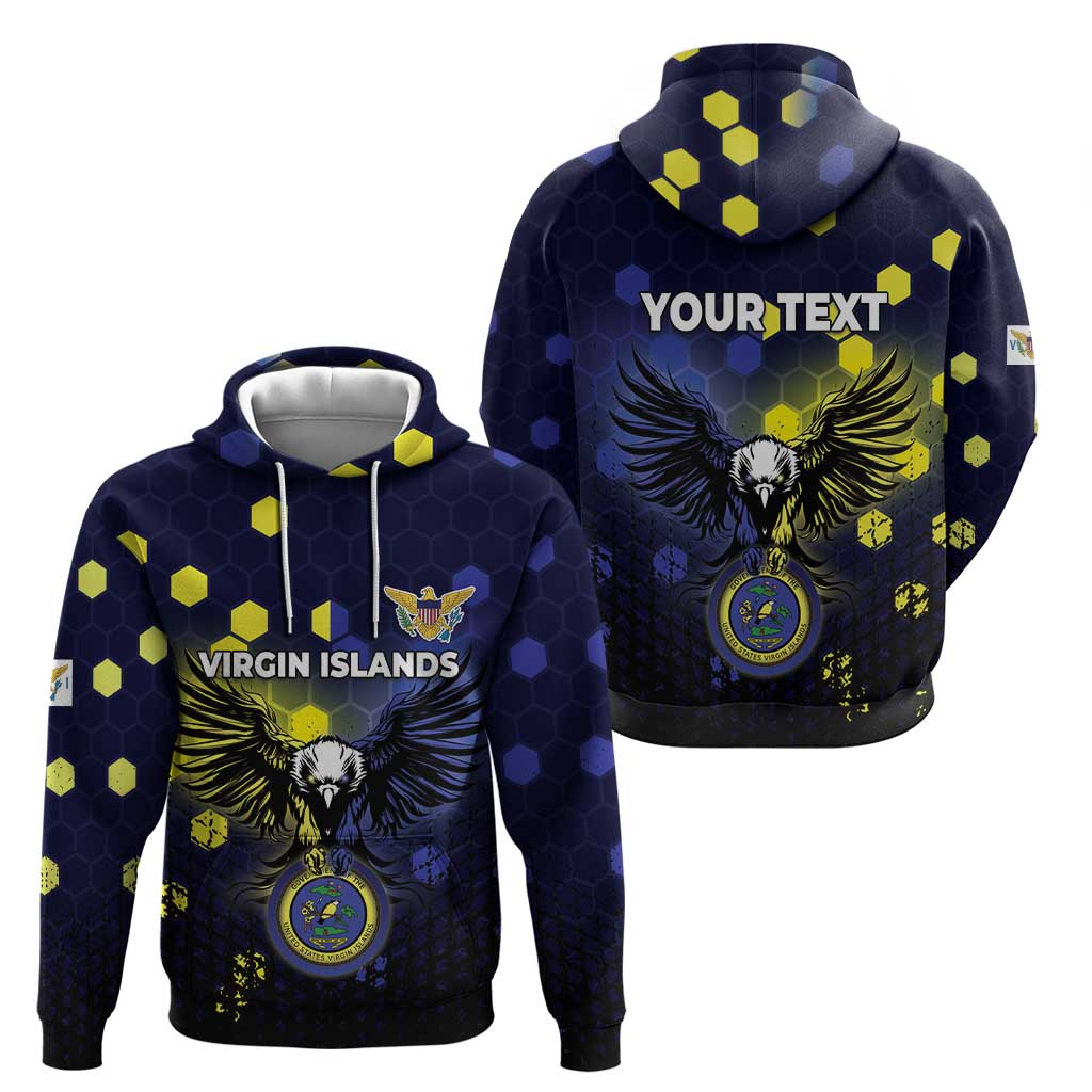 Personalized United States Virgin Islands Hoodie Eagle Bird Unique Style DT05