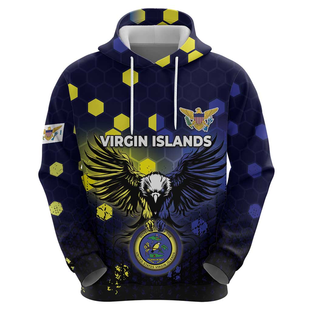 Personalized United States Virgin Islands Hoodie Eagle Bird Unique Style DT05