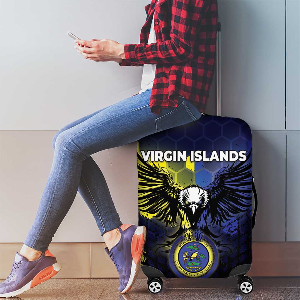 United States Virgin Islands Luggage Cover Eagle Bird Unique Style DT05