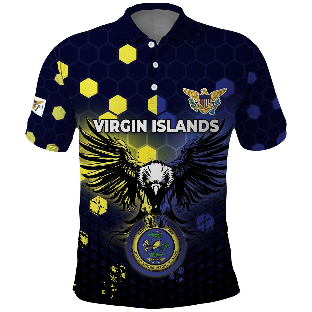 Personalized United States Virgin Islands Polo Shirt Eagle Bird Unique Style DT05