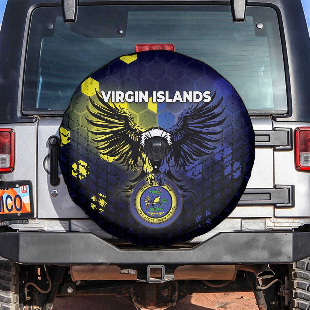 United States Virgin Islands Spare Tire Cover Eagle Bird Unique Style DT05