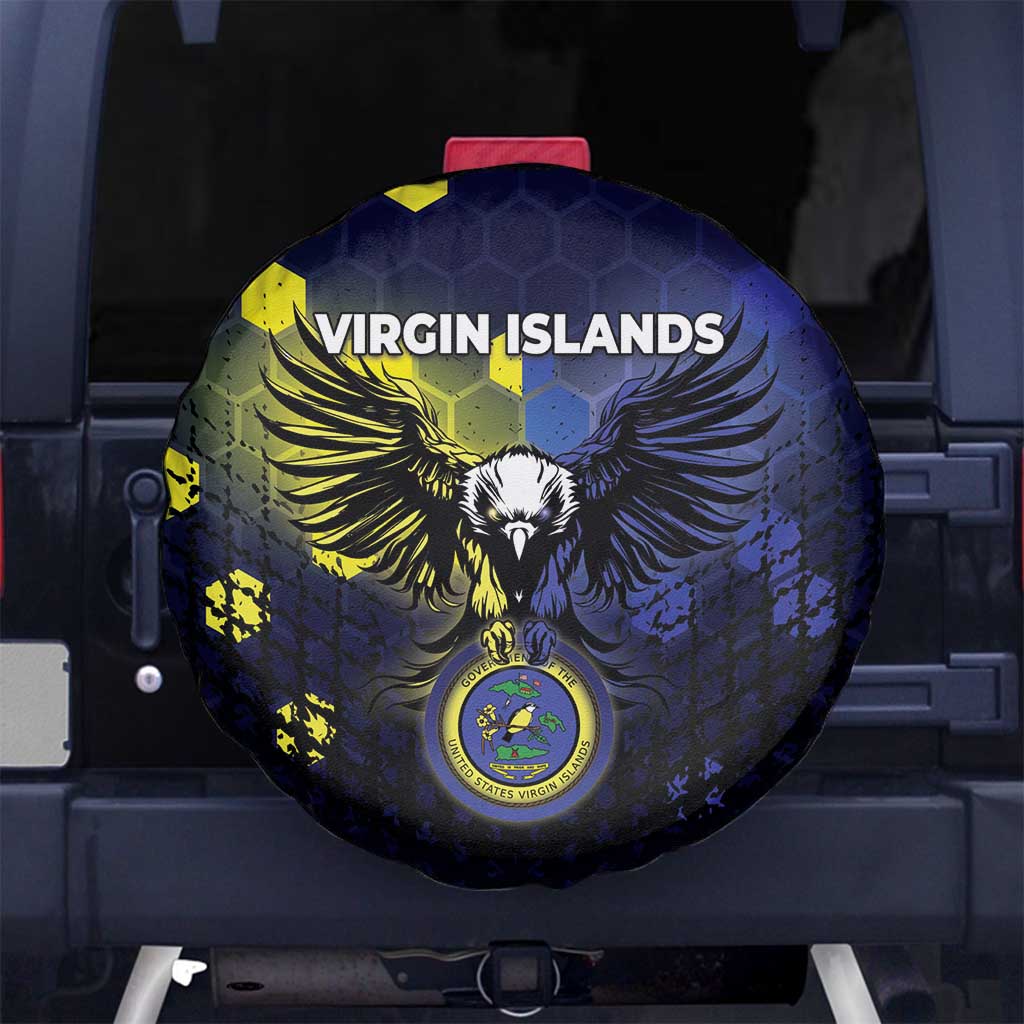 United States Virgin Islands Spare Tire Cover Eagle Bird Unique Style DT05
