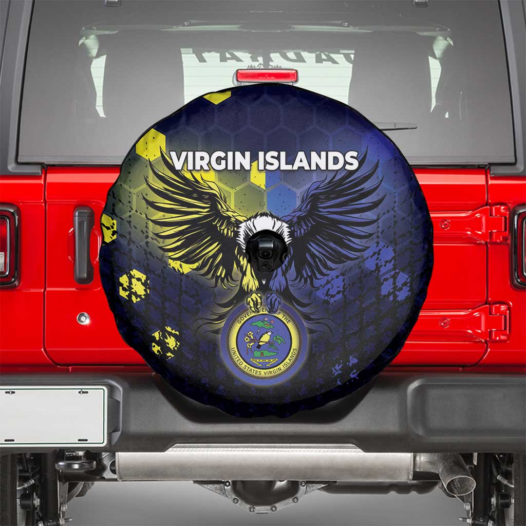 United States Virgin Islands Spare Tire Cover Eagle Bird Unique Style DT05