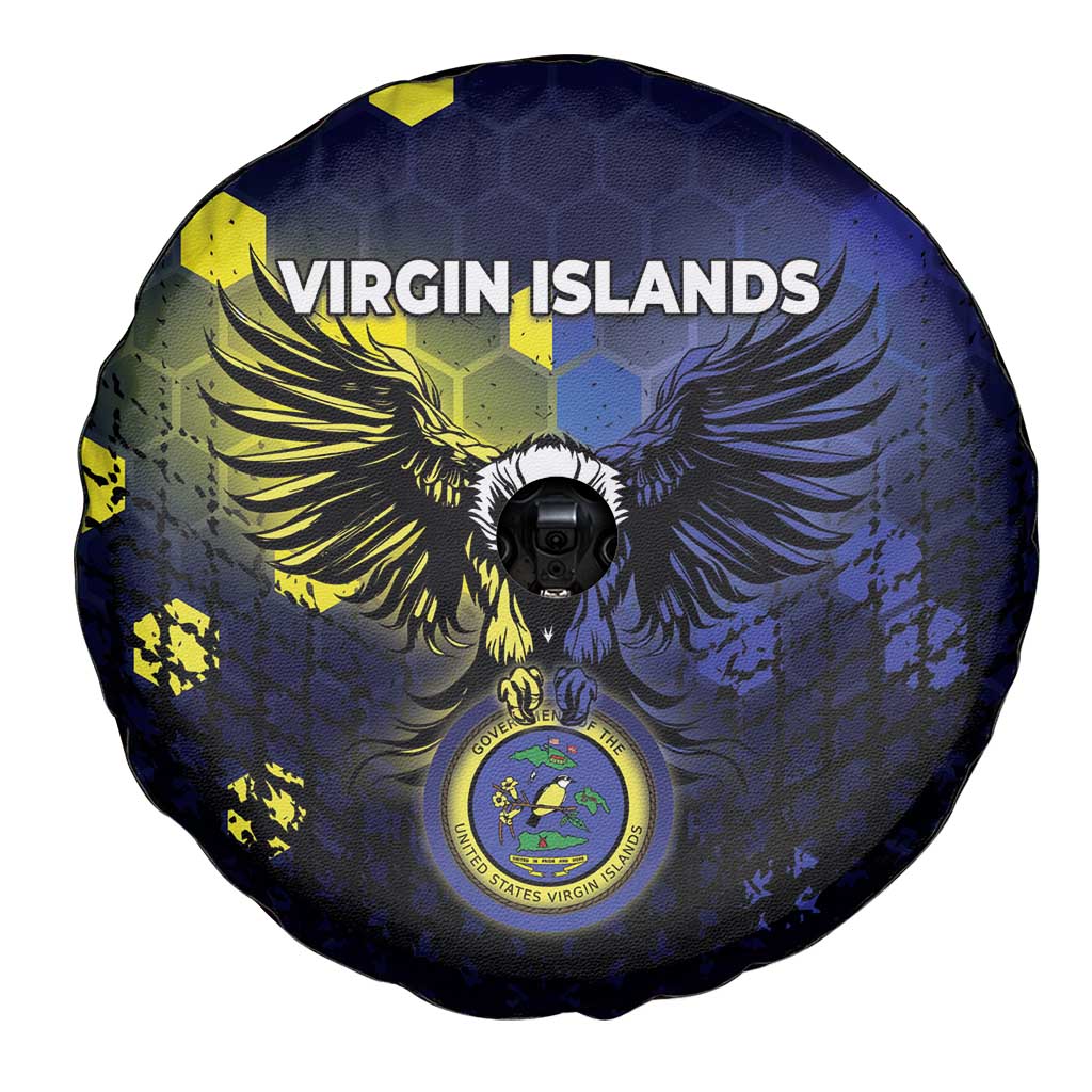 United States Virgin Islands Spare Tire Cover Eagle Bird Unique Style DT05