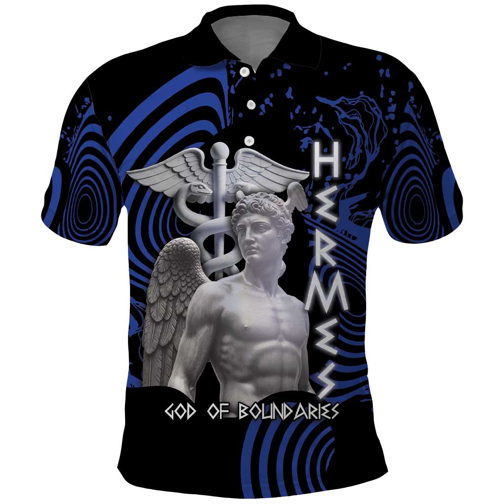 Ancient Greek Hermes Polo Shirt God Of Boundaries DT05