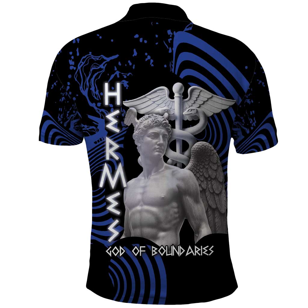 Ancient Greek Hermes Polo Shirt God Of Boundaries DT05