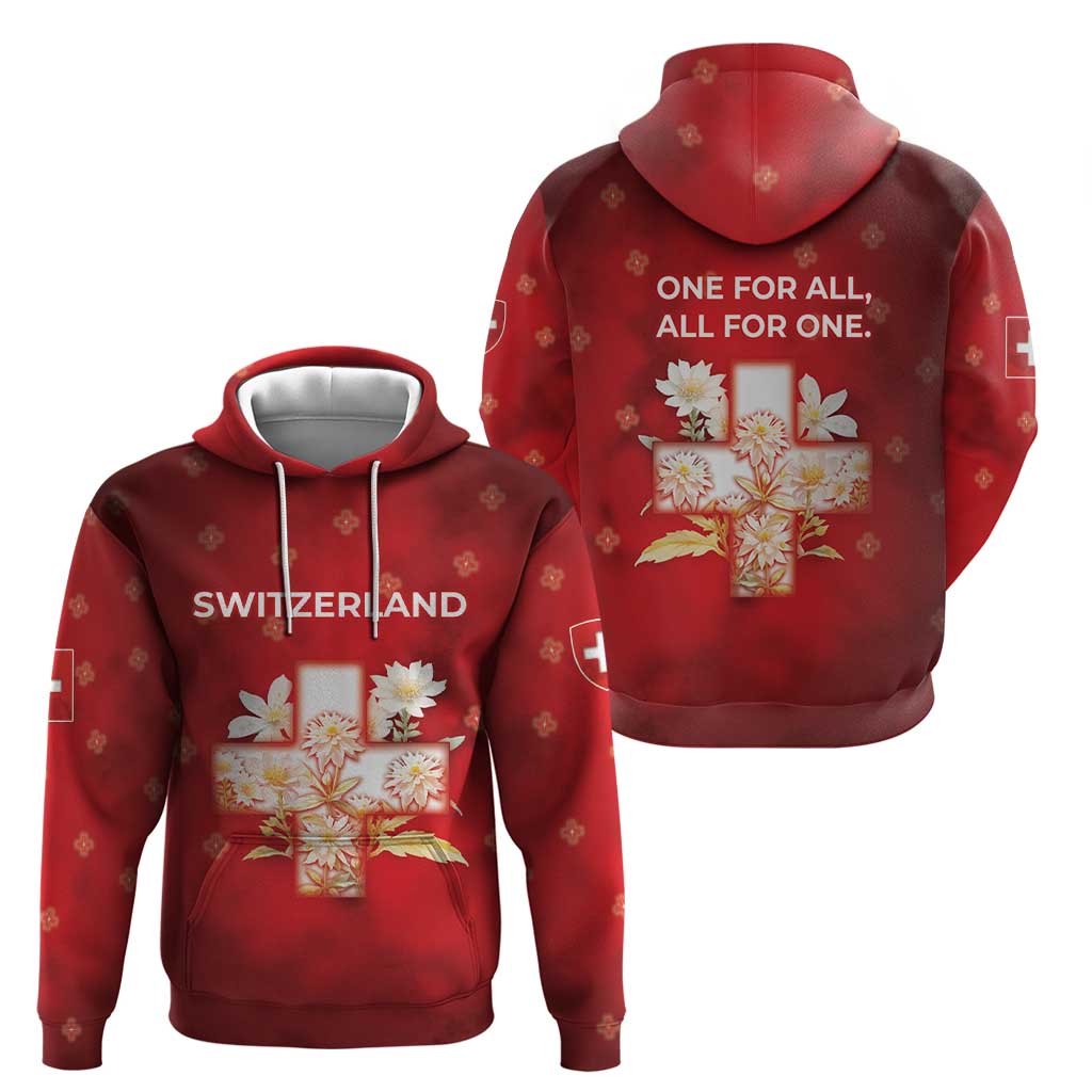 Switzerland Hoodie One For All All For One DT05