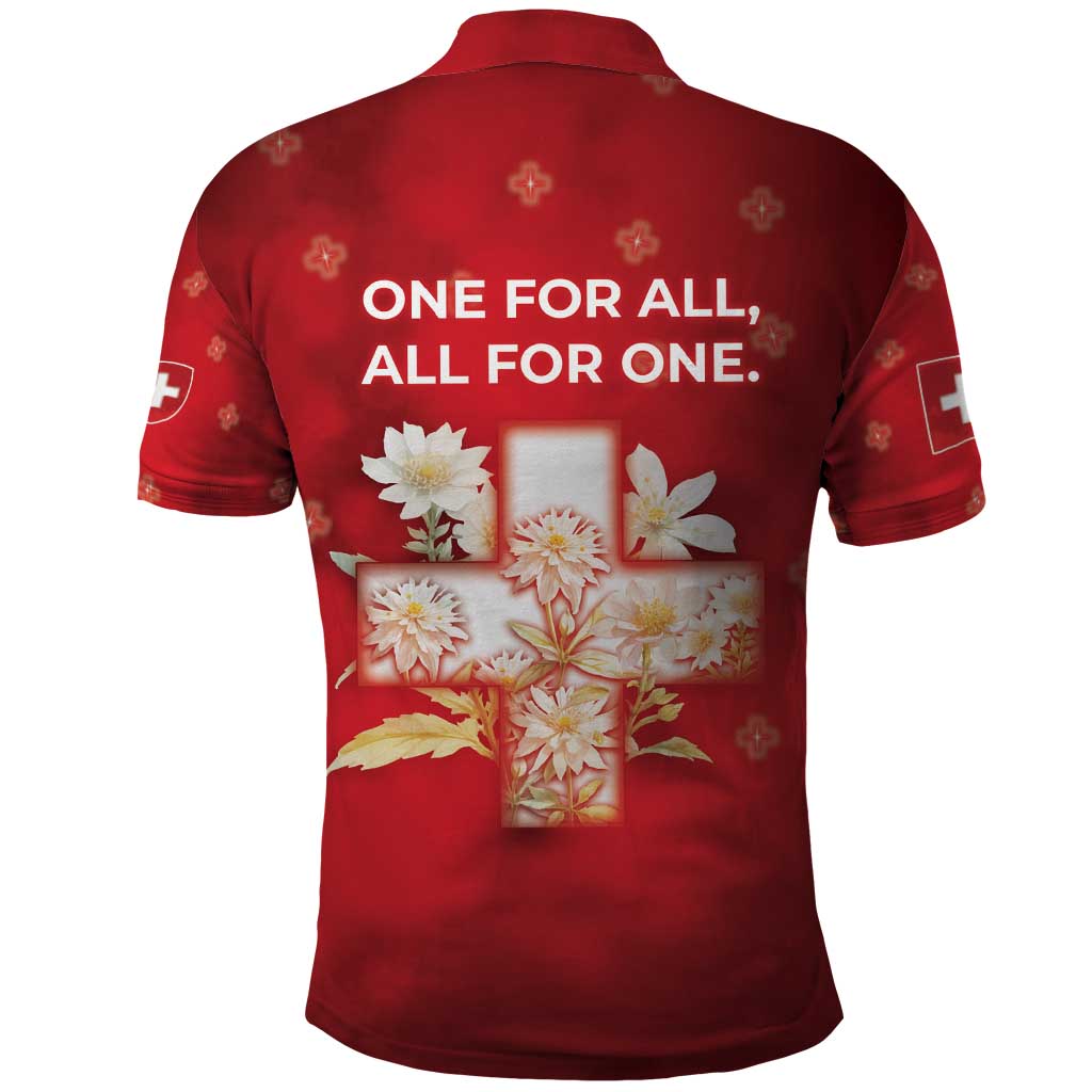 Switzerland Polo Shirt One For All All For One DT05