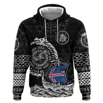 Personalized Viking Iceland Hoodie Icelander Viking Ship DT05