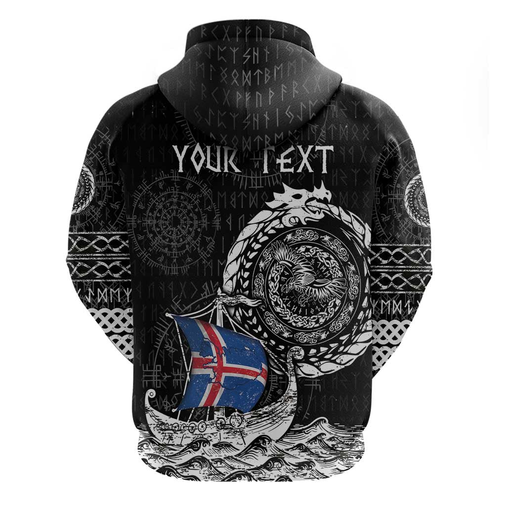 Personalized Viking Iceland Hoodie Icelander Viking Ship DT05
