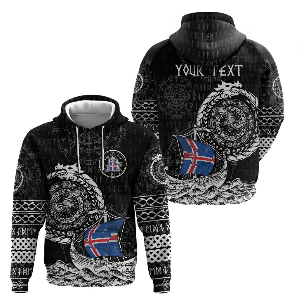 Personalized Viking Iceland Hoodie Icelander Viking Ship DT05