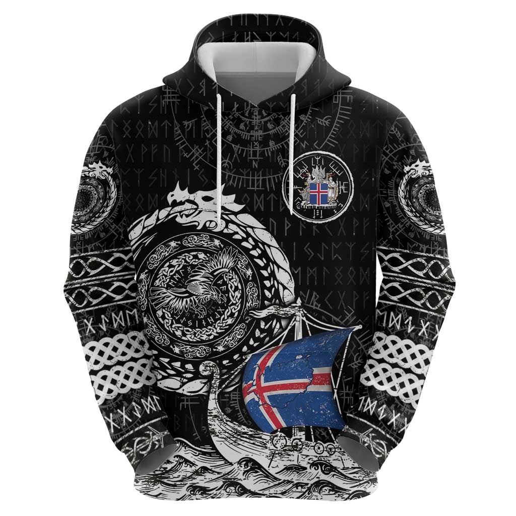 Personalized Viking Iceland Hoodie Icelander Viking Ship DT05