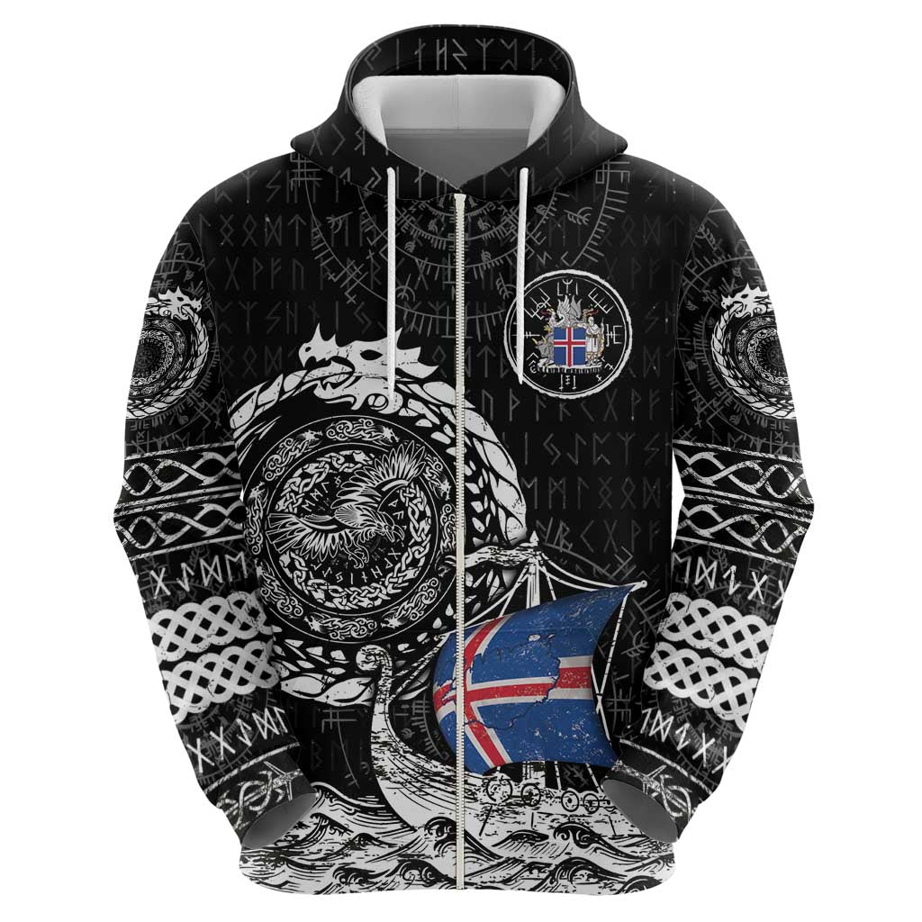 Personalized Viking Iceland Hoodie Icelander Viking Ship DT05