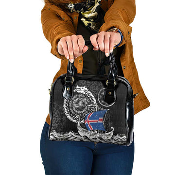 Viking Iceland Shoulder Handbag Icelander Viking Ship DT05