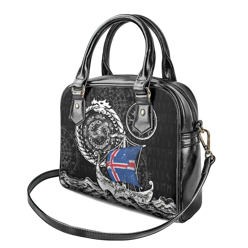 Viking Iceland Shoulder Handbag Icelander Viking Ship DT05