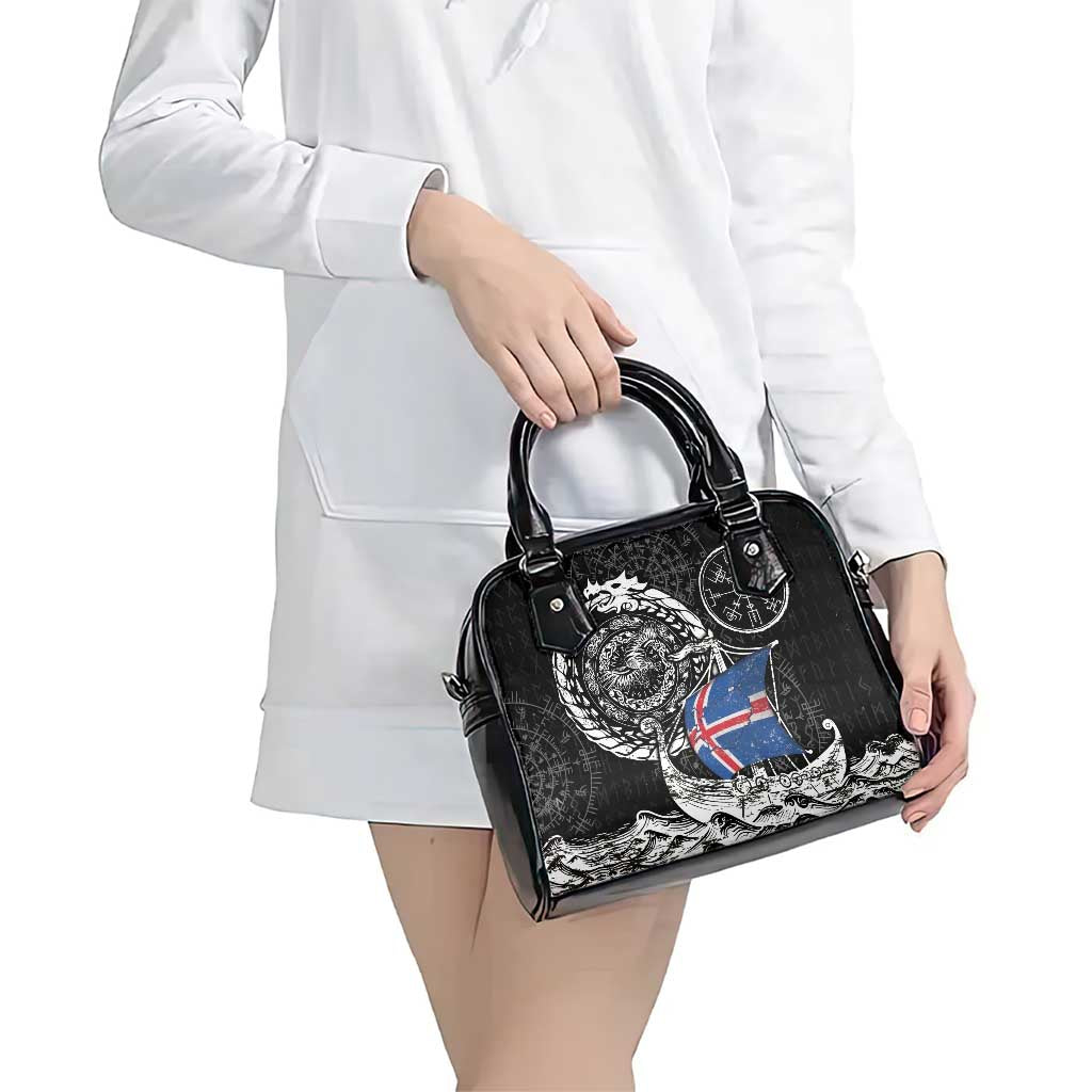 Viking Iceland Shoulder Handbag Icelander Viking Ship DT05
