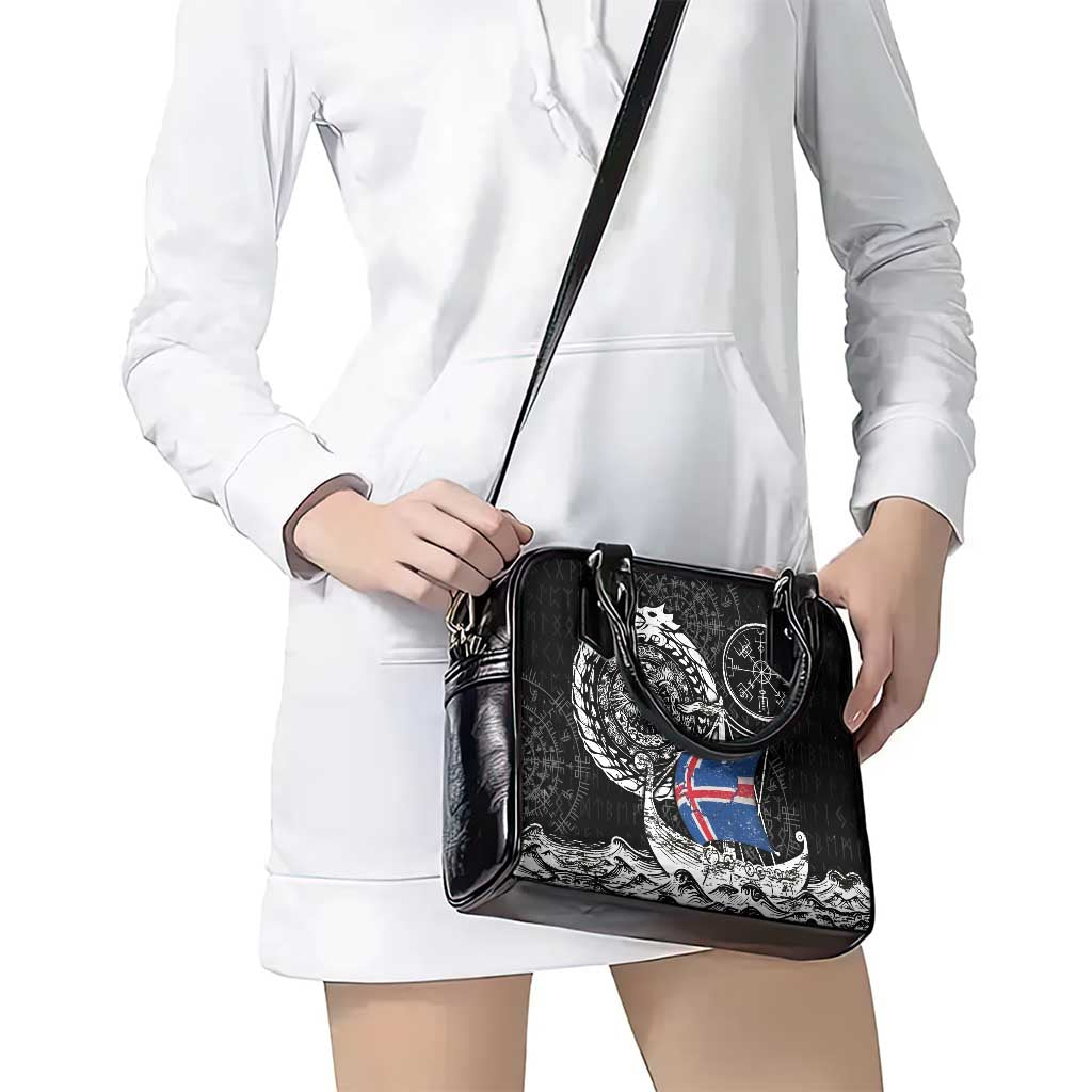 Viking Iceland Shoulder Handbag Icelander Viking Ship DT05