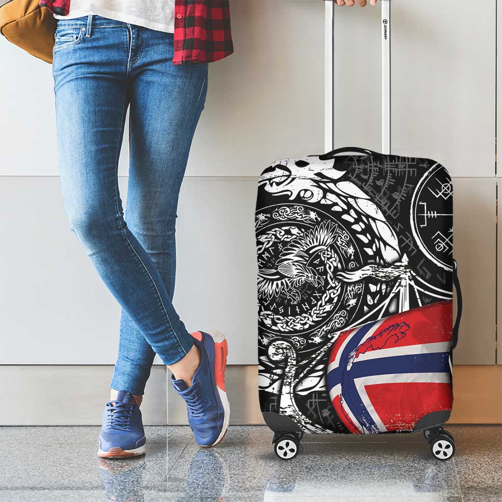 Viking Norway Luggage Cover Norwegian Viking Ship DT05