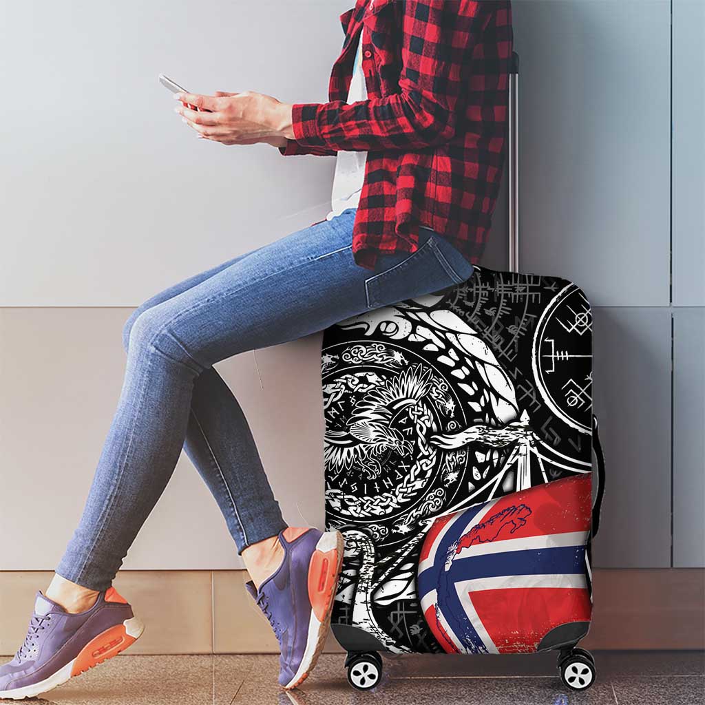 Viking Norway Luggage Cover Norwegian Viking Ship DT05