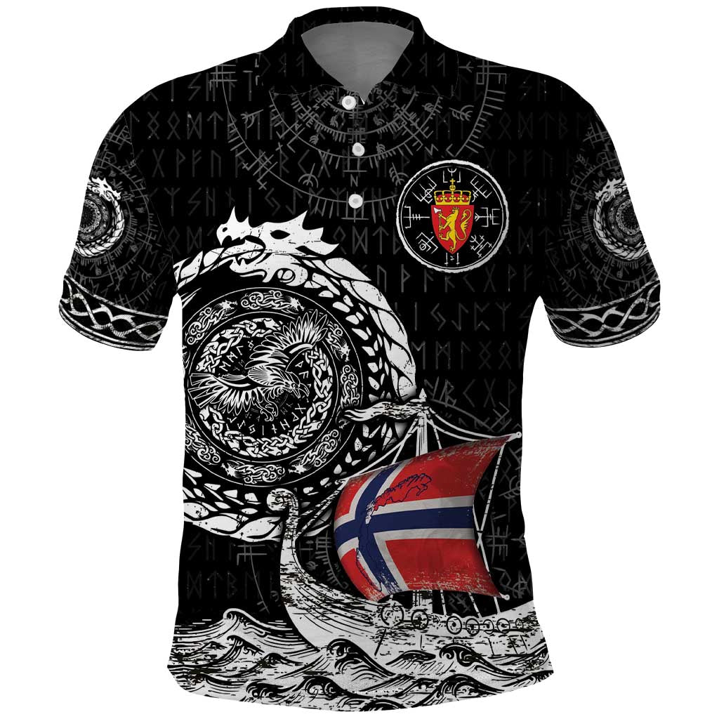 Personalized Viking Norway Polo Shirt Norwegian Viking Ship DT05