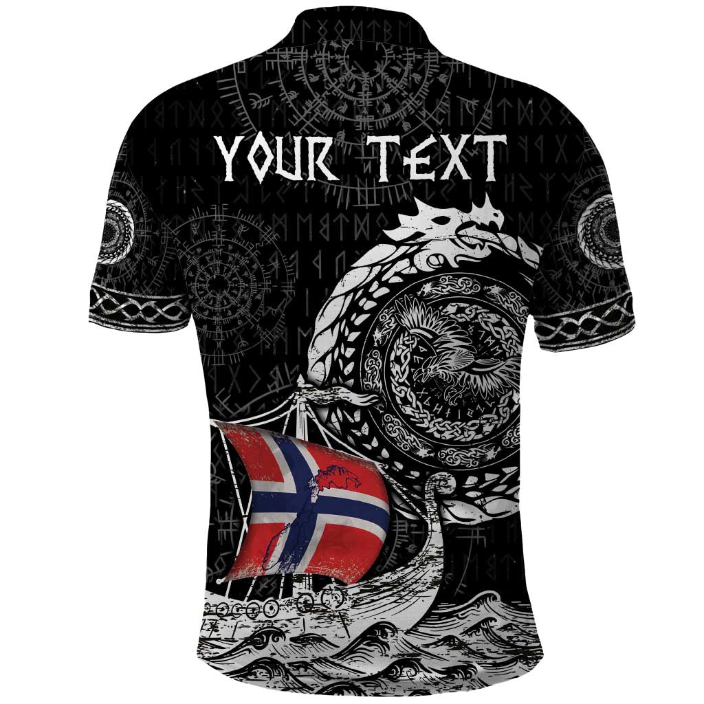 Personalized Viking Norway Polo Shirt Norwegian Viking Ship DT05