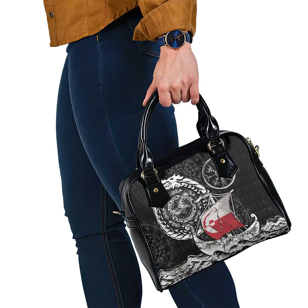 Viking Greenland Shoulder Handbag Greenlander Viking Ship DT05