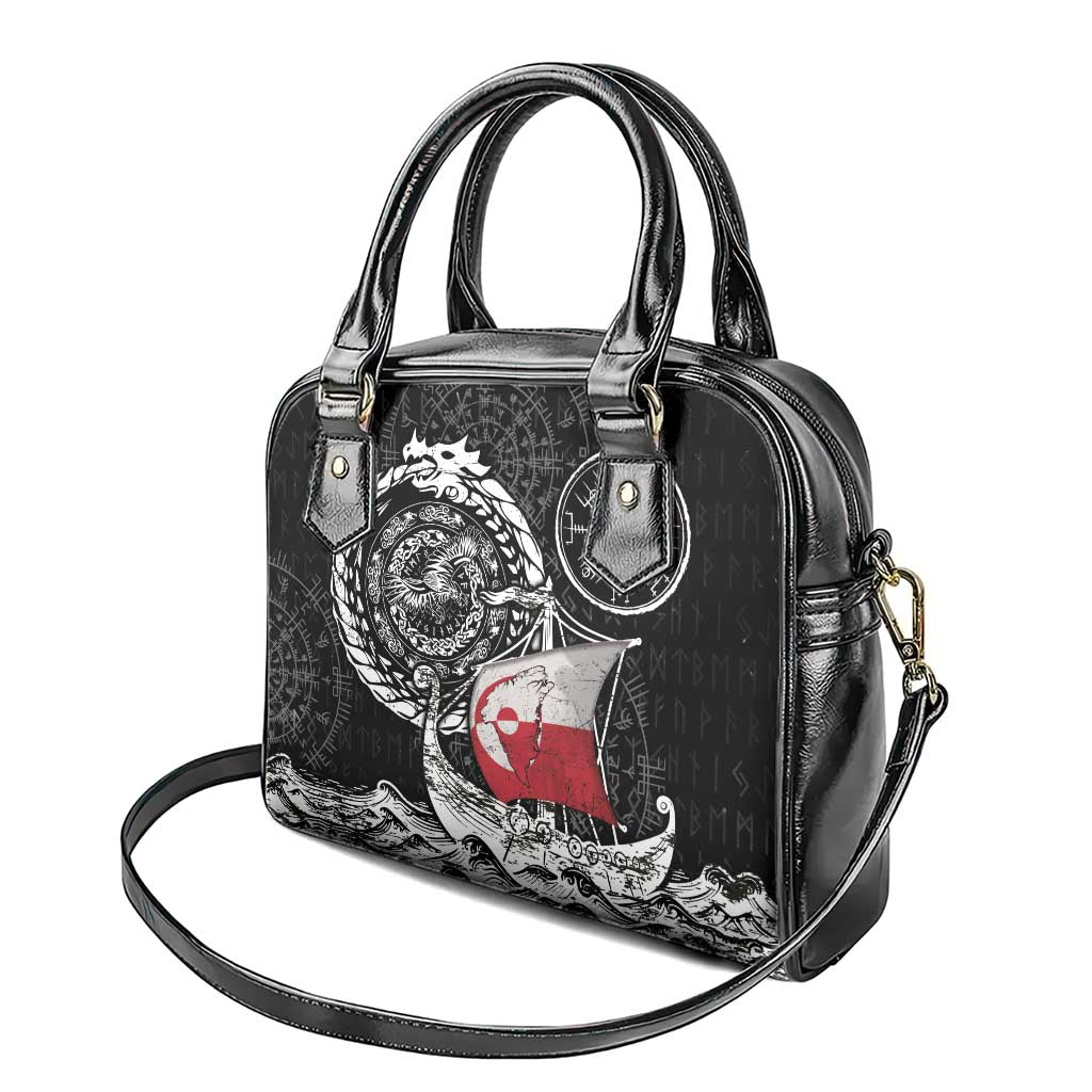 Viking Greenland Shoulder Handbag Greenlander Viking Ship DT05
