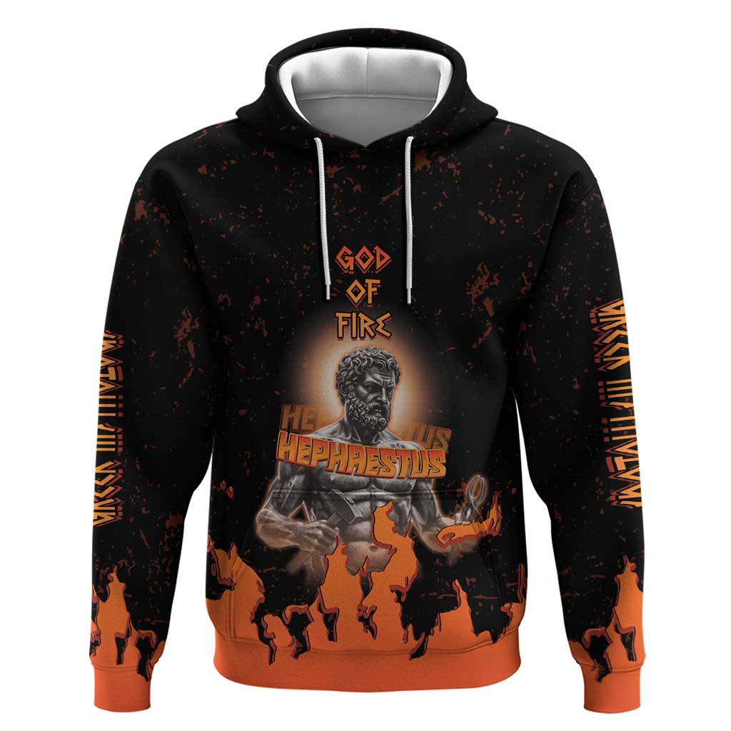 Ancient Greek Hephaestus Hoodie God Of Fire DT05