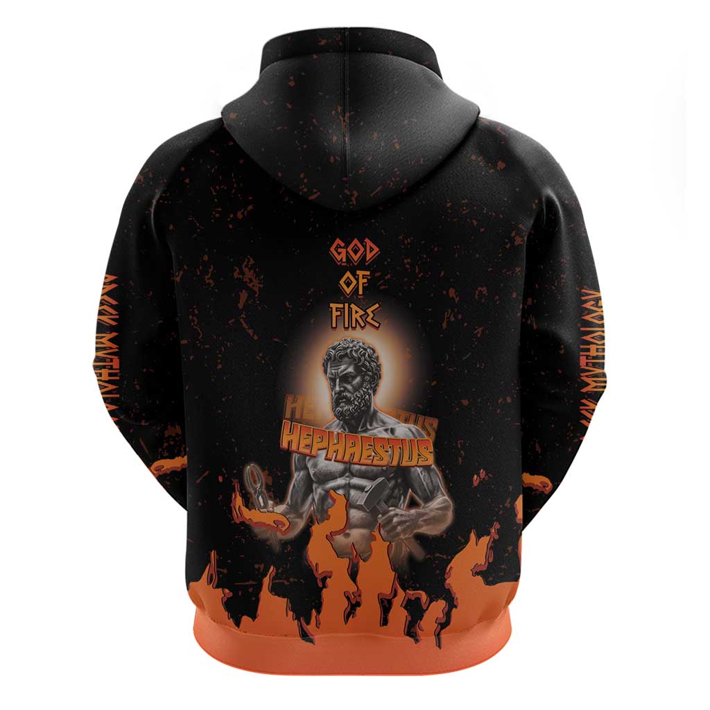Ancient Greek Hephaestus Hoodie God Of Fire DT05