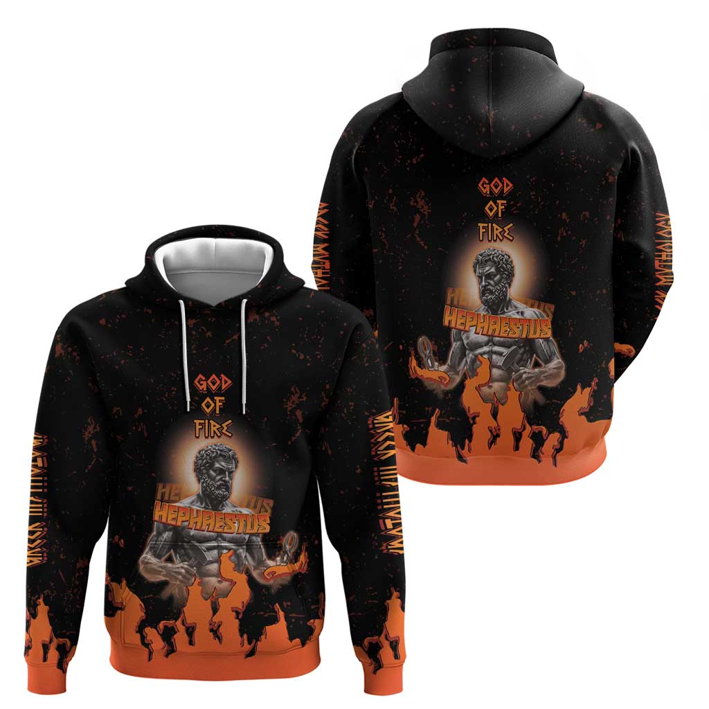 Ancient Greek Hephaestus Hoodie God Of Fire DT05