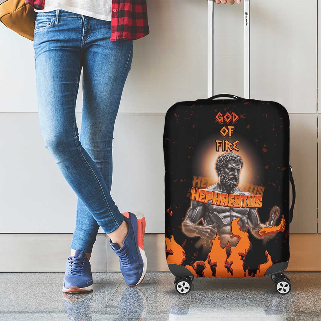 Ancient Greek Hephaestus Luggage Cover God Of Fire DT05