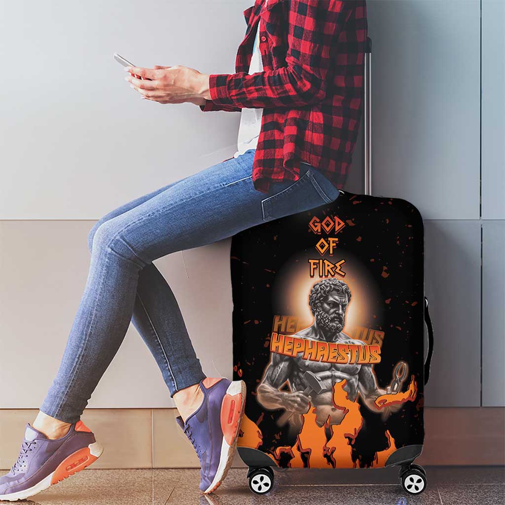 Ancient Greek Hephaestus Luggage Cover God Of Fire DT05