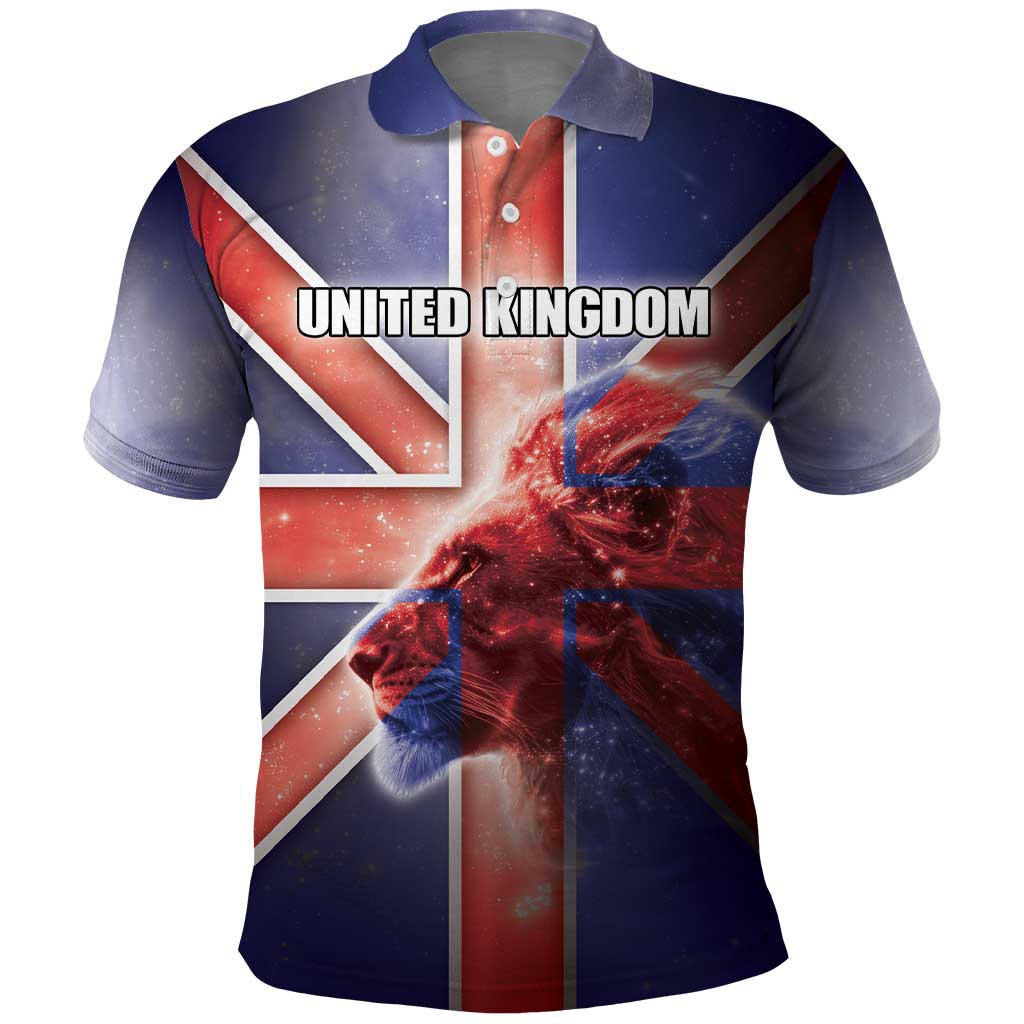 Personalized United Kingdom Polo Shirt British Lion Flag Style DT05