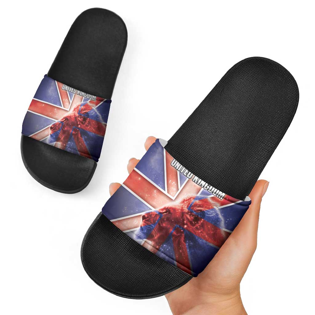 United Kingdom Slide Sandals British Lion Flag Style DT05