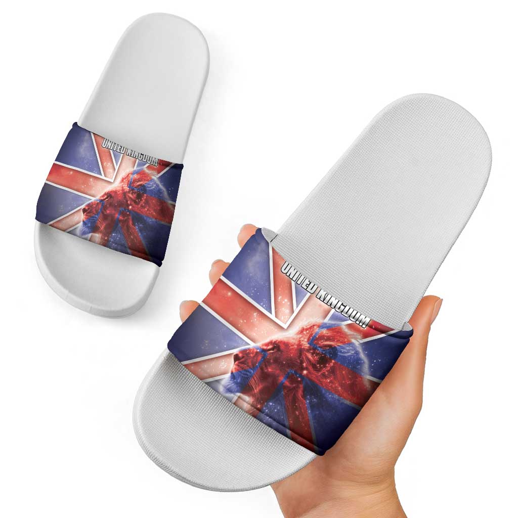 United Kingdom Slide Sandals British Lion Flag Style DT05