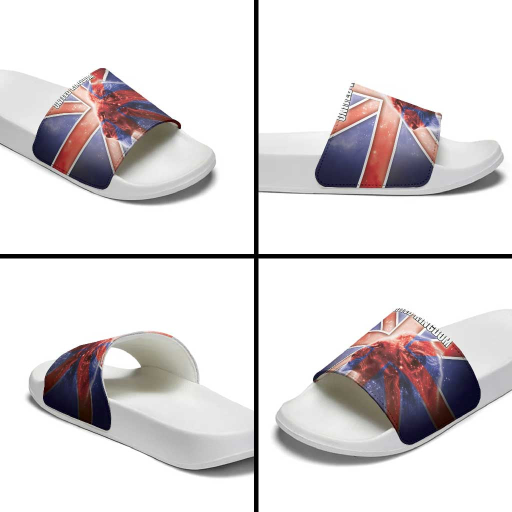 United Kingdom Slide Sandals British Lion Flag Style DT05