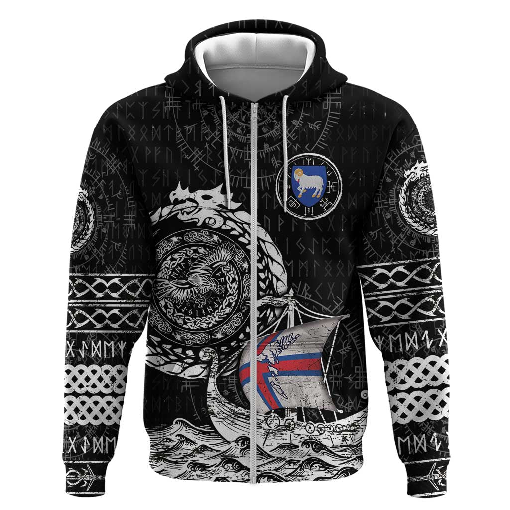 Personalized Viking Faroe Islands Hoodie Faroese Viking Ship DT05