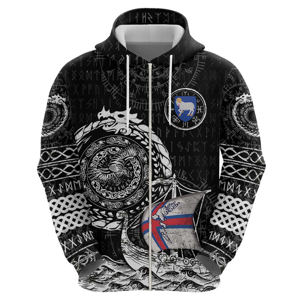 Personalized Viking Faroe Islands Hoodie Faroese Viking Ship DT05