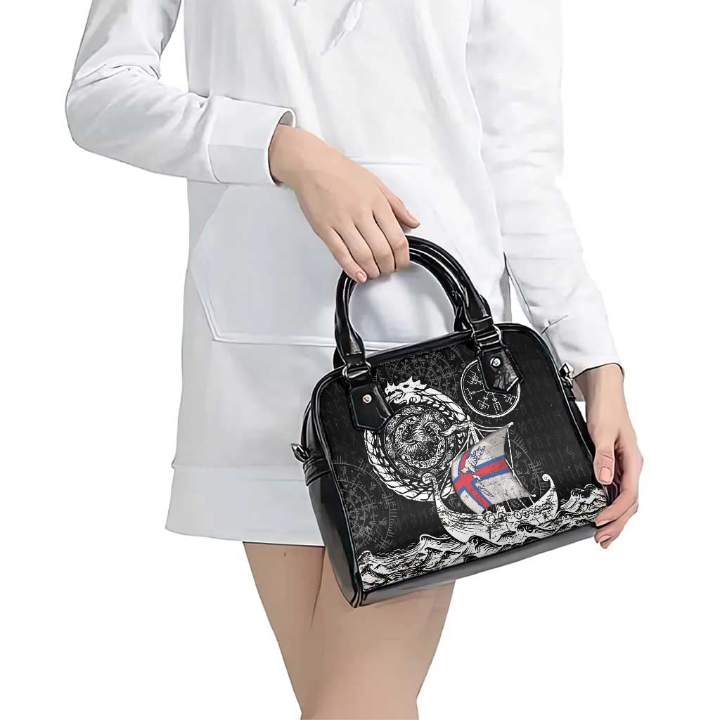 Viking Faroe Islands Shoulder Handbag Faroese Viking Ship DT05