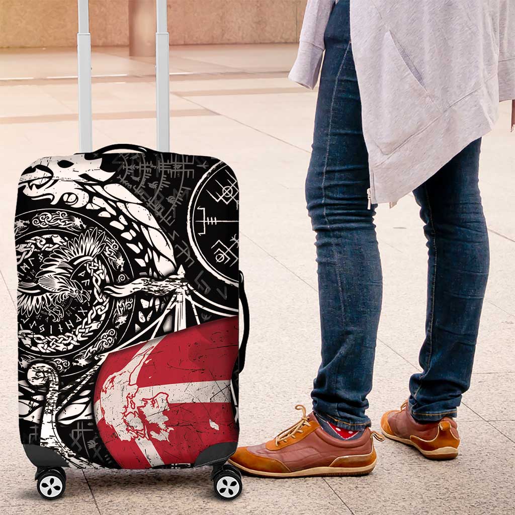Viking Denmark Luggage Cover Danish Viking Ship DT05