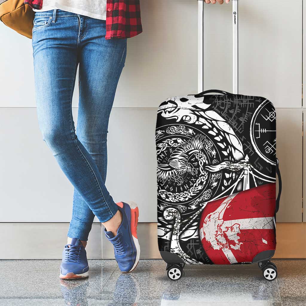 Viking Denmark Luggage Cover Danish Viking Ship DT05