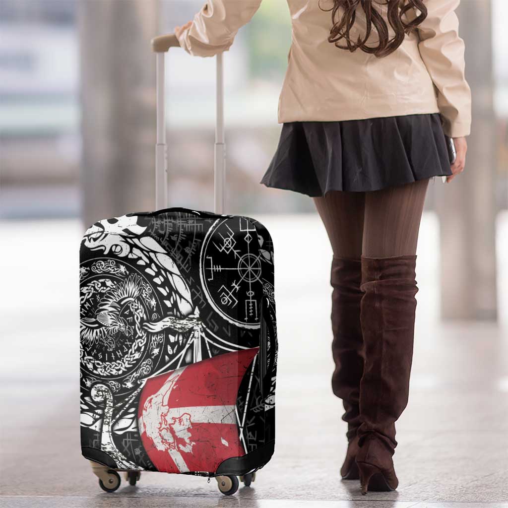 Viking Denmark Luggage Cover Danish Viking Ship DT05