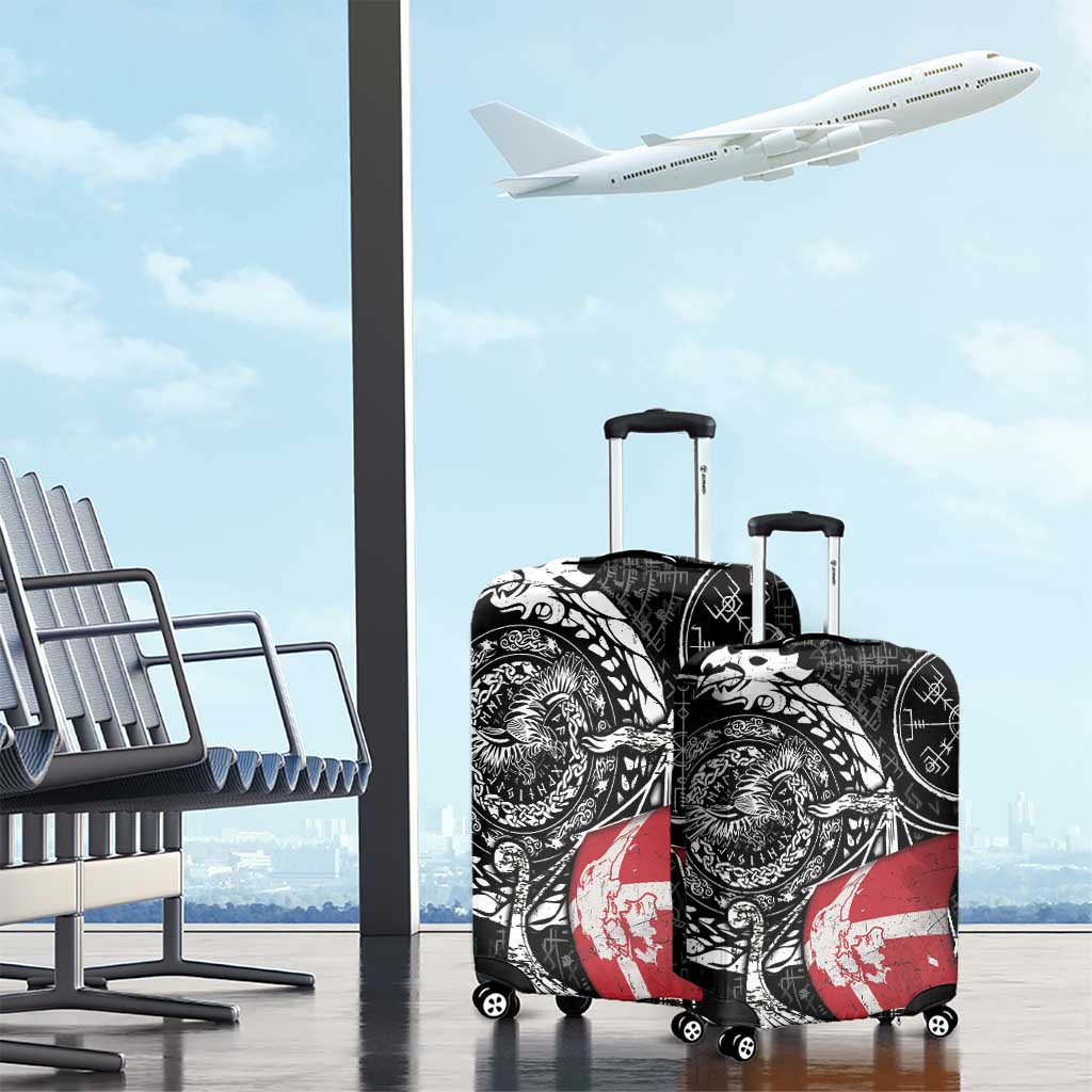 Viking Denmark Luggage Cover Danish Viking Ship DT05