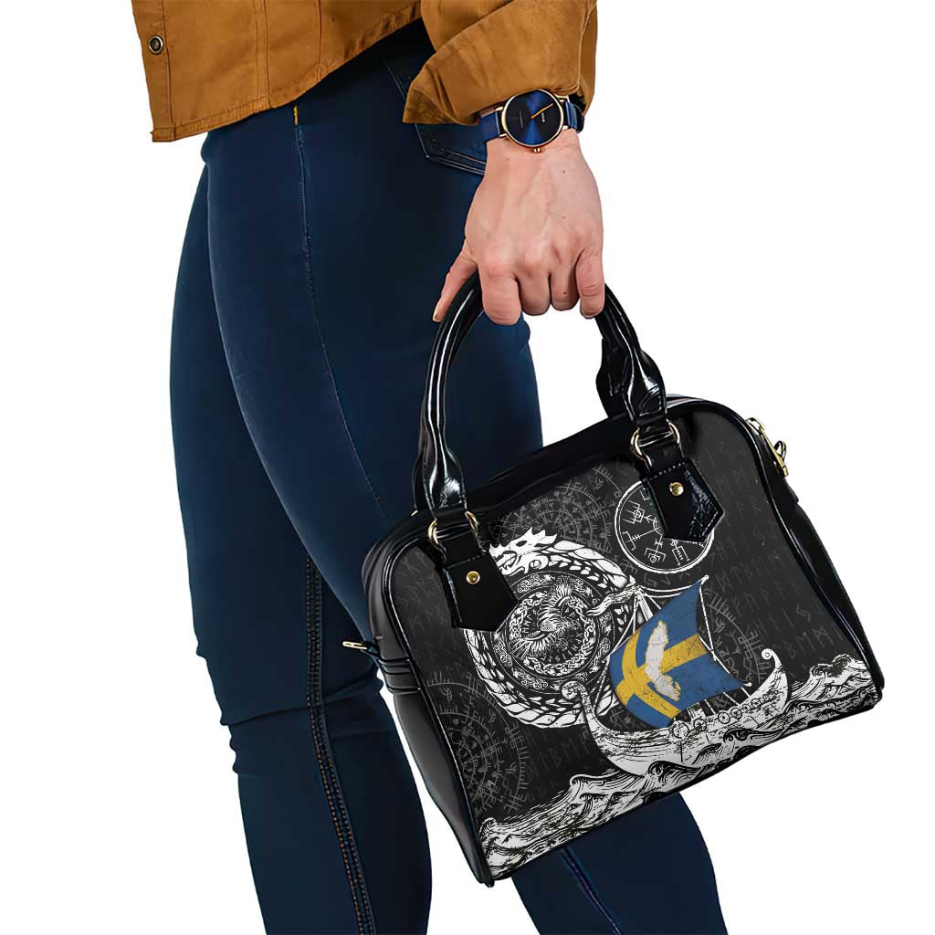 Viking Sweden Shoulder Handbag Swedish Viking Ship DT05