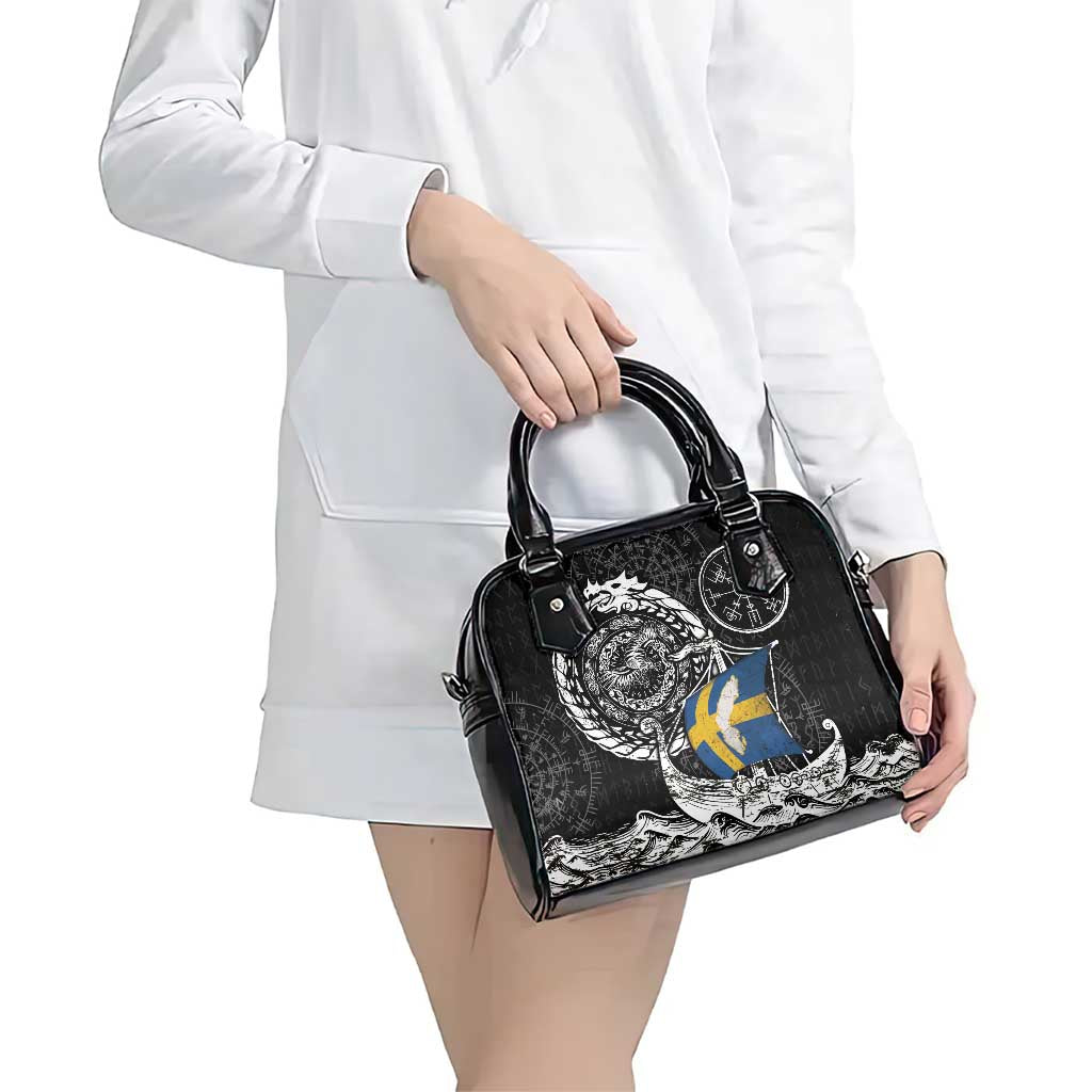 Viking Sweden Shoulder Handbag Swedish Viking Ship DT05