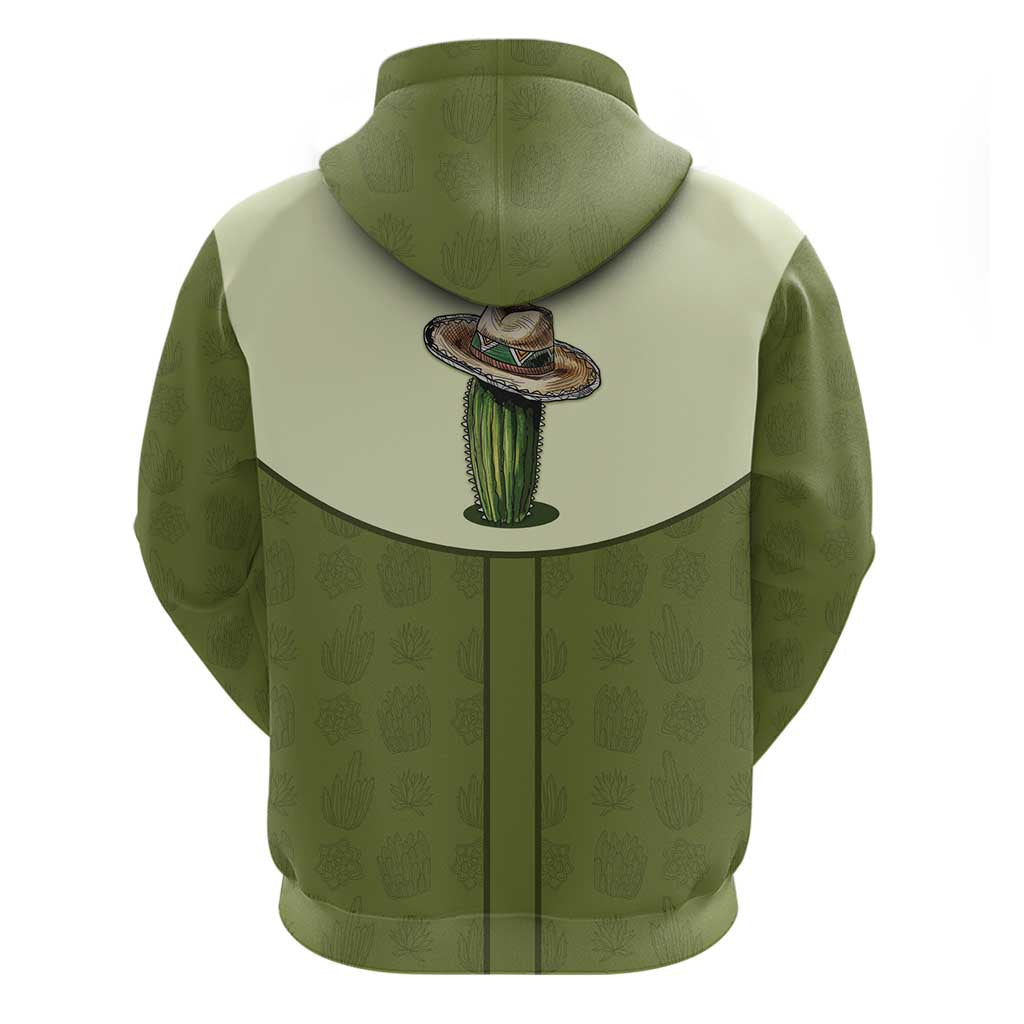 Cowboy Hoodie Cactus Retro Western Yoke DT05