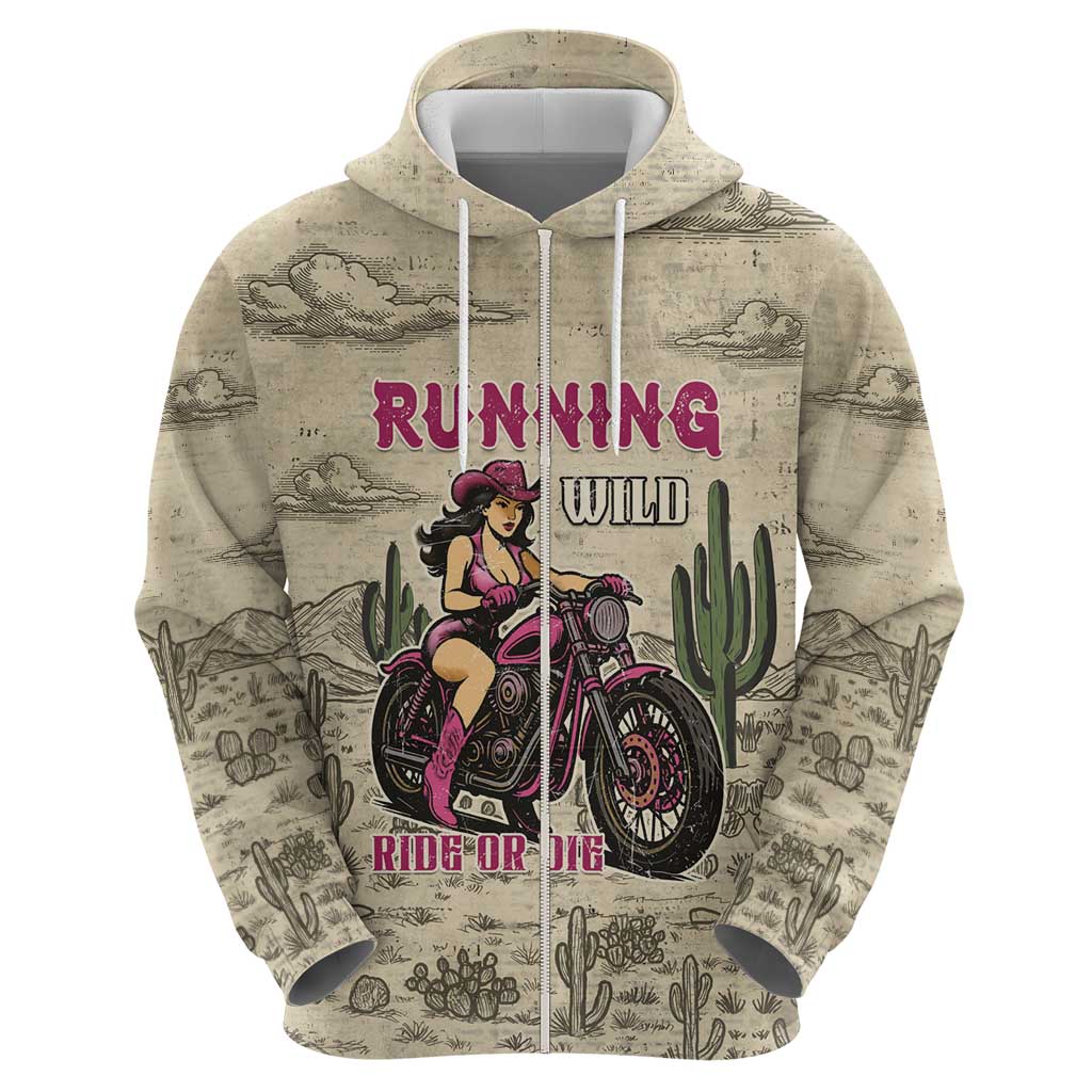 Cowgirl Hoodie Running Wild Ride Or Die DT05