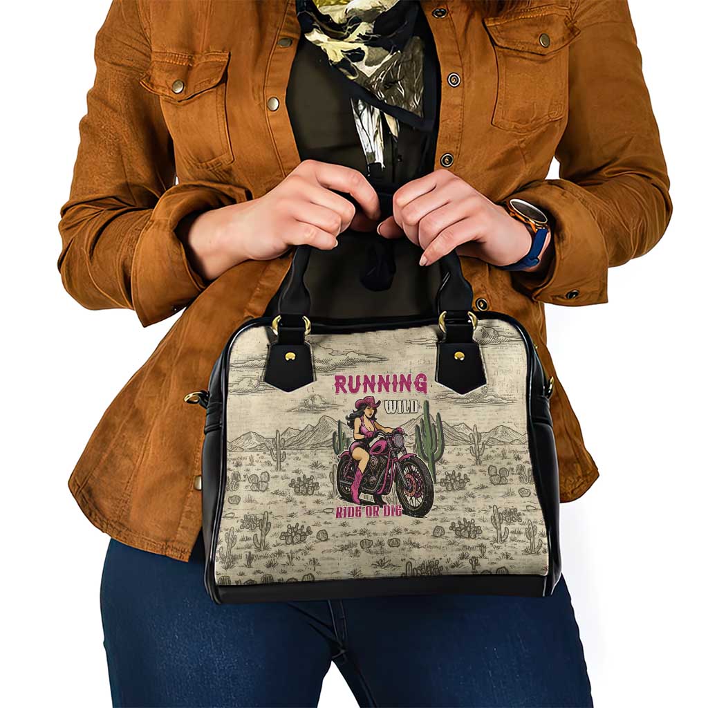 Cowgirl Shoulder Handbag Running Wild Ride Or Die DT05
