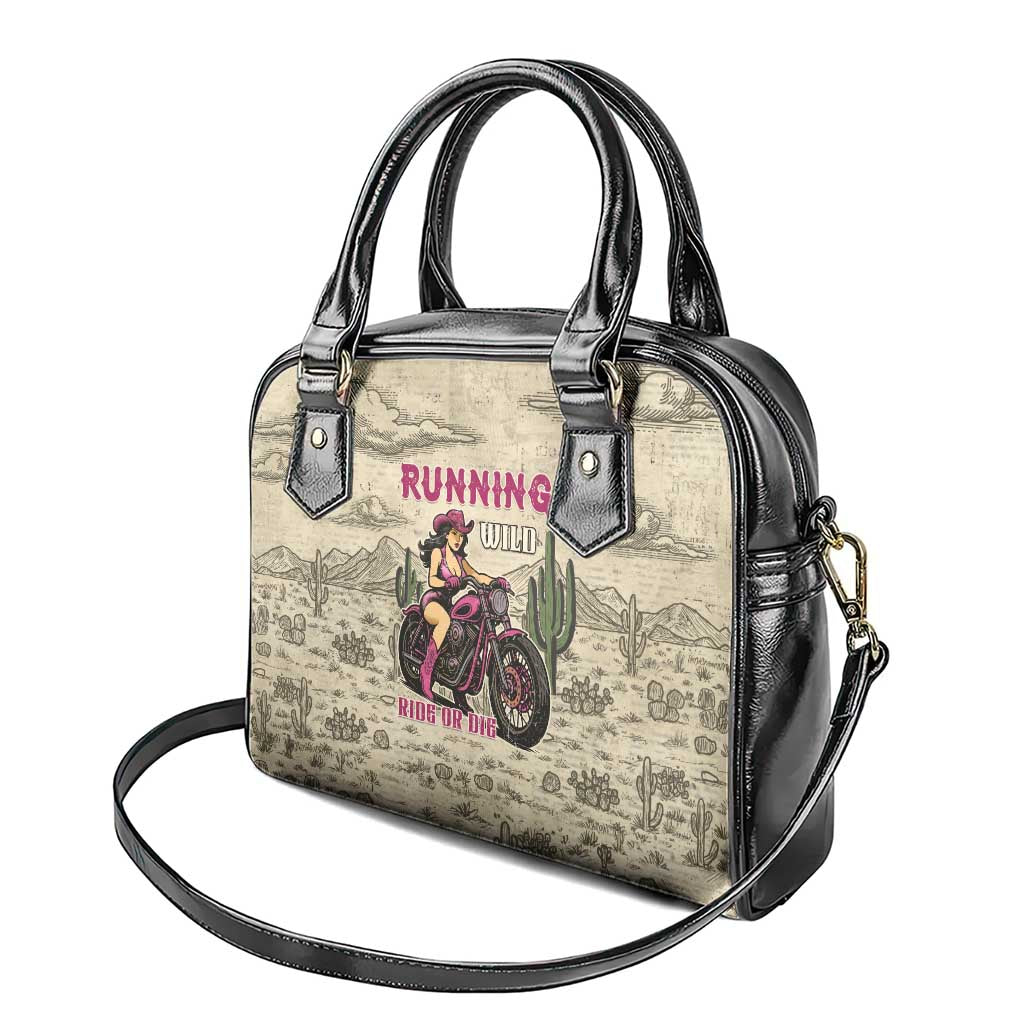 Cowgirl Shoulder Handbag Running Wild Ride Or Die DT05