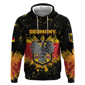 Personalized Germany Hoodie Bundeswappen Art Symbol DT05